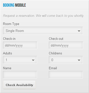 SP Quick Booking - joomla модуль бронирования