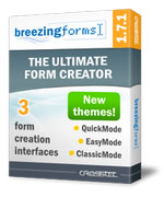 BreezingForms 1.7.1 Stable (build 728) Trinity