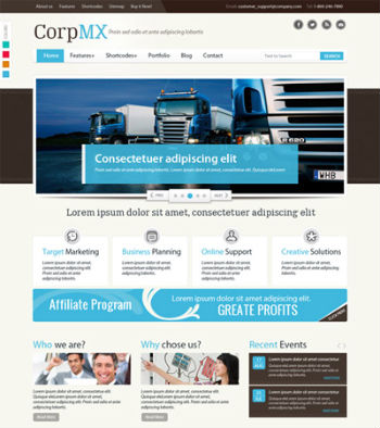 OT CorpMX - бизнес шаблон Joomla