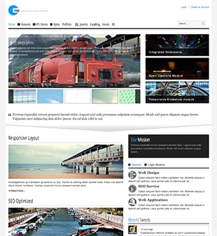 TX Crisp - портфолио шаблон Joomla
