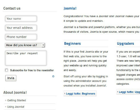 Fox Contact Form 2.5 - joomla обратная связь