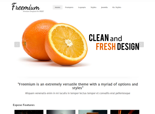 TX Freemium - шаблоны joomla портфолио