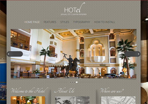 HOT Hotel - joomla шаблоны недвижимость