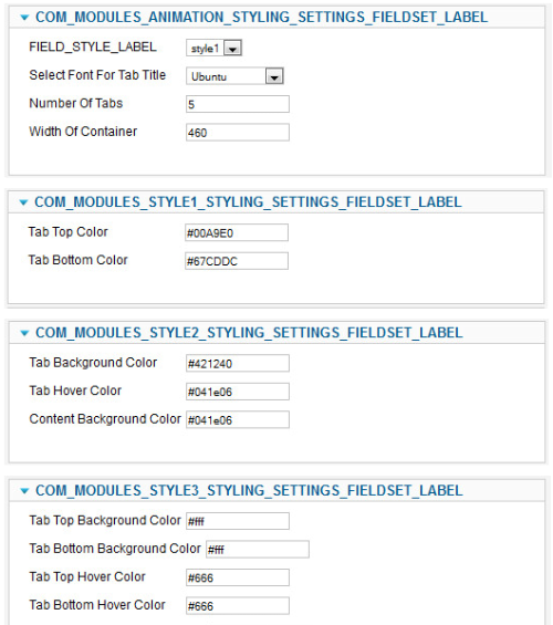 HTML5 Tabs - модуль вкладок для Joomla