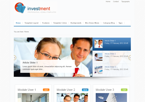 JP Investment - бизнес шаблоны joomla JP Investment - бизнес шаблоны joomla