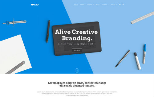 JoomShaper Macro - Шаблон Портфолио для Joomla JoomShaper Macro - Шаблон Портфолио для Joomla