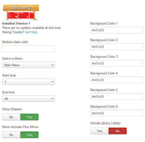 PixelPointCreative Tile Menu - меню модуль для Joomla