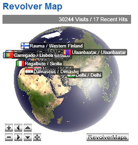 Revolver Maps 1.2 - модуль отображающий посетителей сайта на 3D Земле