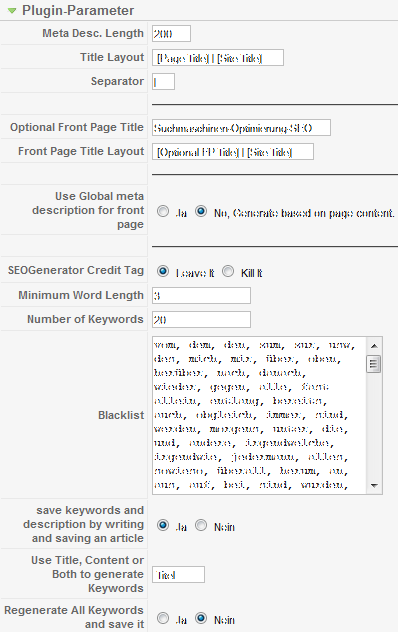 SEOGenerator v3.0 - плагин автоматической SEO-оптимизации 