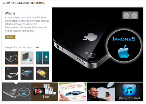 Sj Content Slideshow Pro - joomla модуль отображения новостей