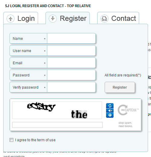 SJ Login, Register and Contact - модуль авторизации Joomla SJ Login, Register and Contact - модуль авторизации Joomla