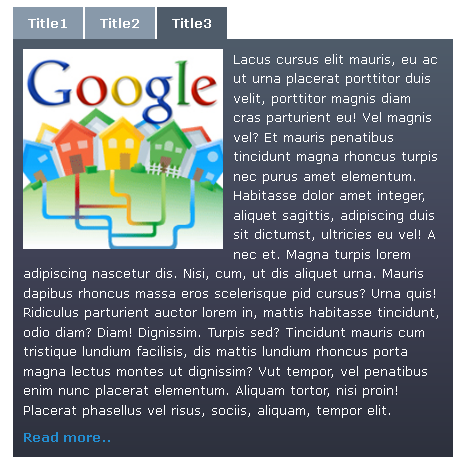 Xpert Tabs - модуль табы joomla Xpert Tabs - модуль табы joomla